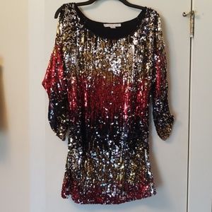 Sequined tunic
